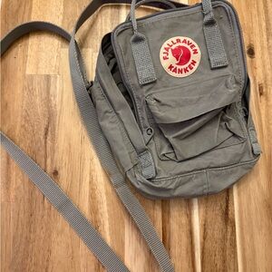 Fjallraven Gray Crossbody Bag with Durable Design